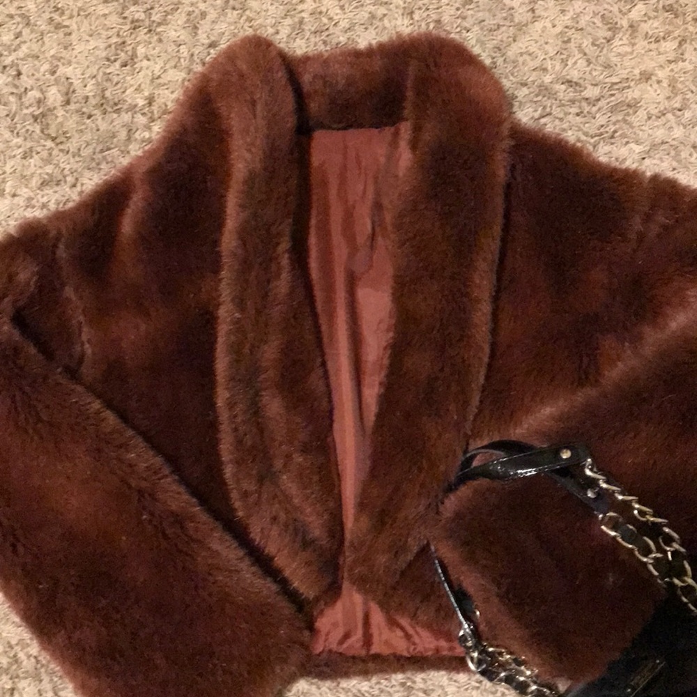 Cropped Faux Fur Coat